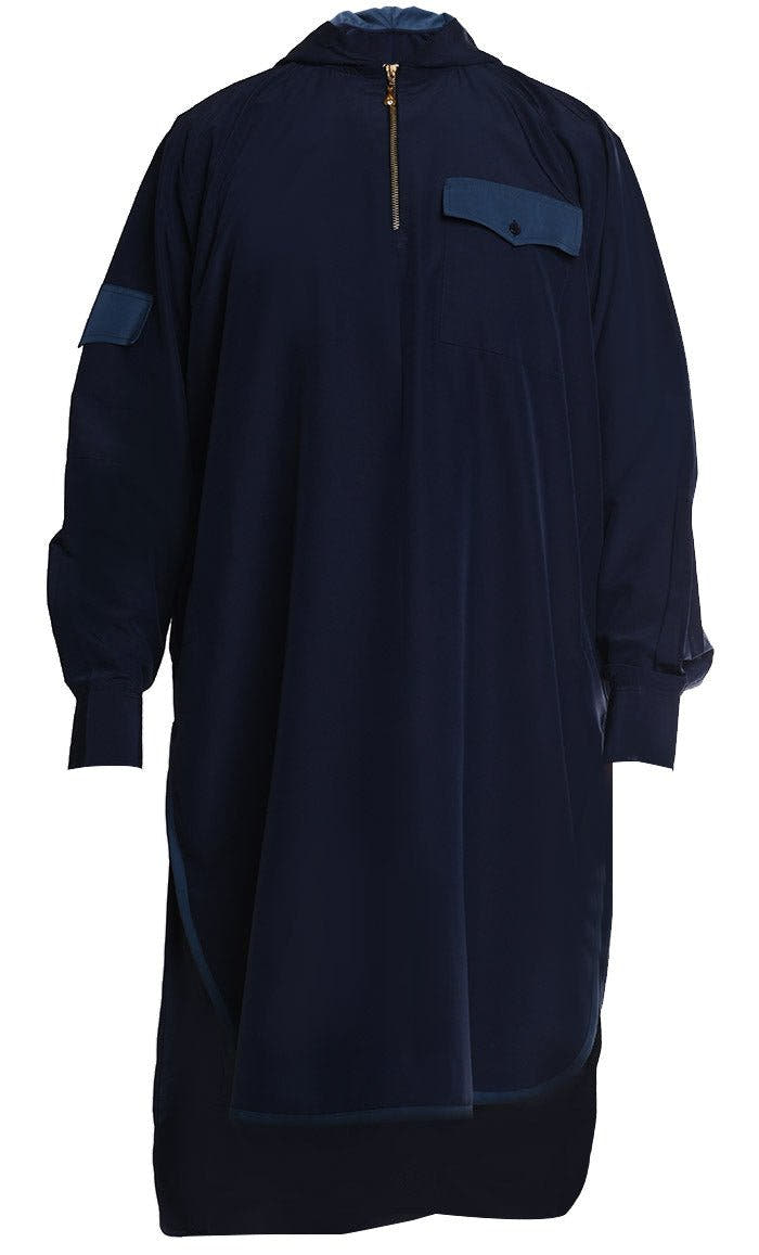 Kurta court asymétrique Everyday pour homme avec capuche