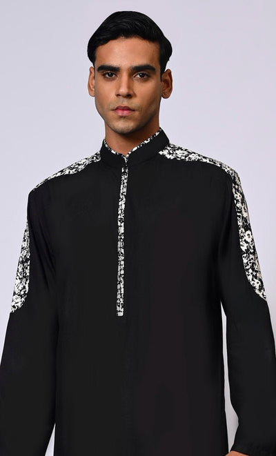 Men's Black Thobe