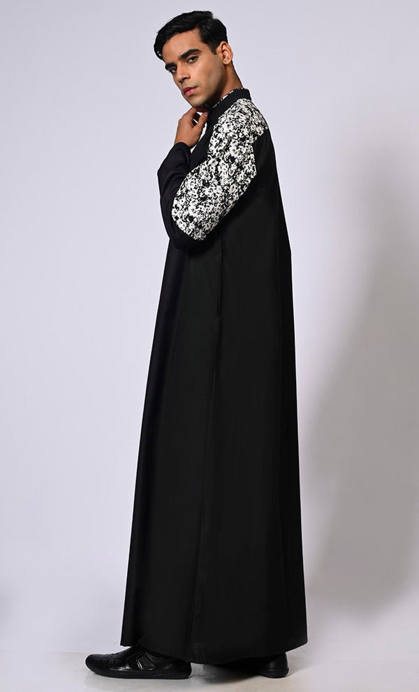 Men's Black Thobe