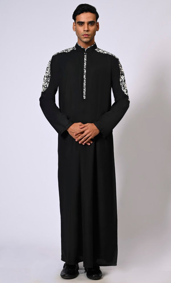 Men's Black Thobe