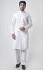 Mens Button Down Cotton Tunic Set