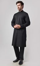 Mens Button Down Cotton Tunic Set