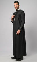 Men's Collared And Cuff Detail Thobe
