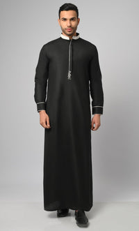 Men's Collared And Cuff Detail Thobe