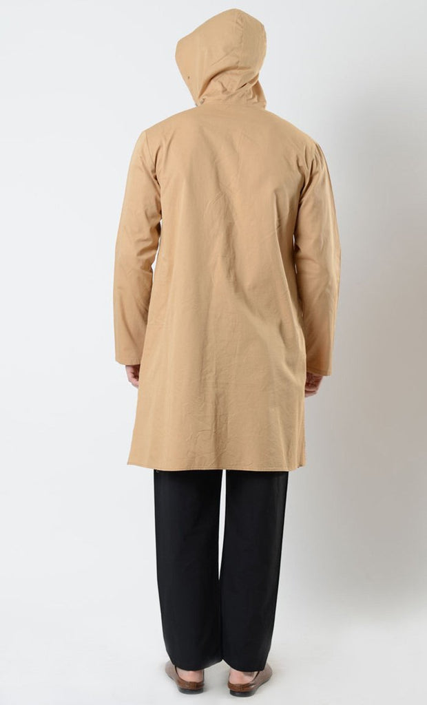 Mens Cotton Hooded Tunic - EastEssence.com