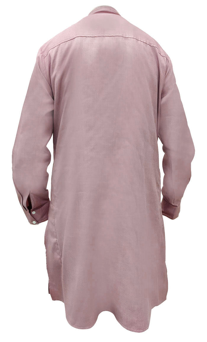 Men's Everyday wear Chambray Dusty Pink Kurta