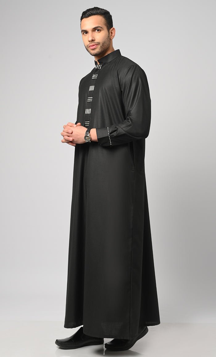 Modern Elegant Contrasting Detail Thobe