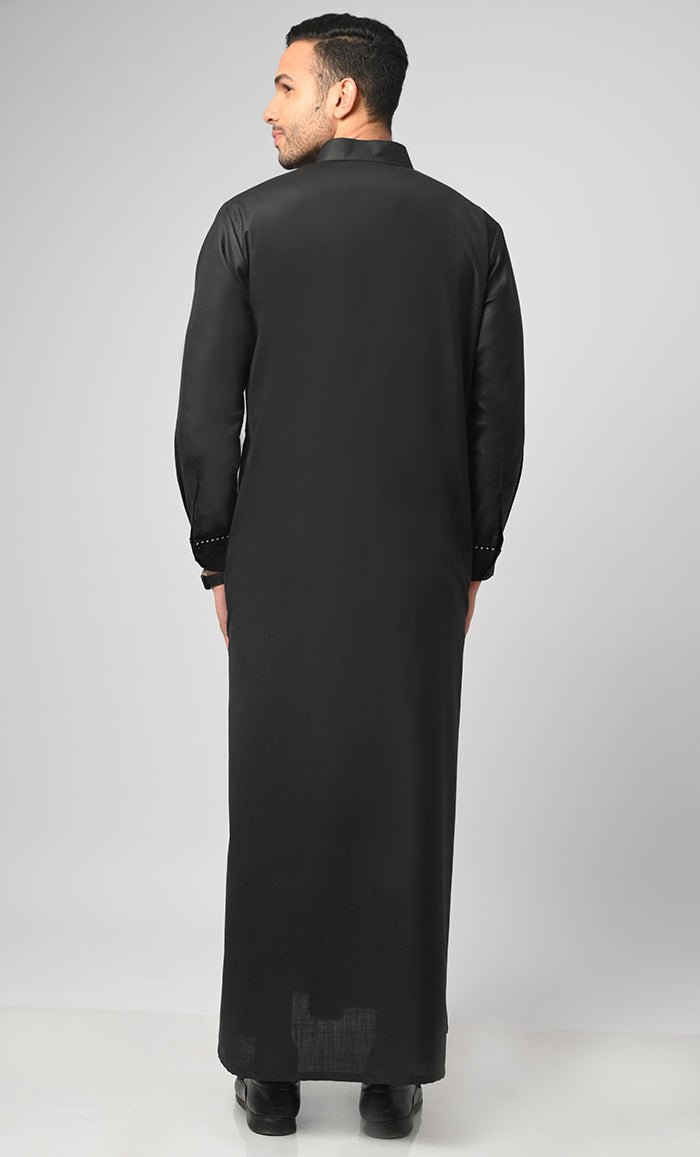 Modern Elegant Contrasting Detail Thobe