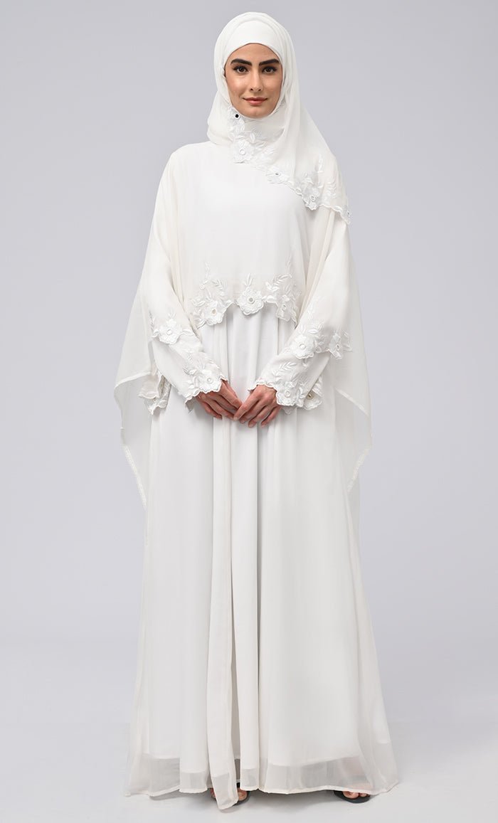 Modest Beautiful Embroidered Prayer Dress For Women