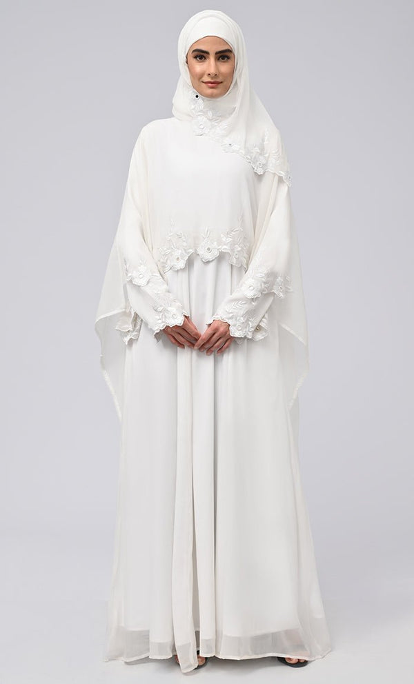 Modest Beautiful Embroidered Prayer Dress For Women