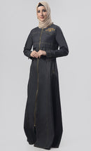 Modest Denim Jacket Style Jilbab - EastEssence.com