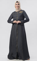 Modest Denim Jacket Style Jilbab - EastEssence.com