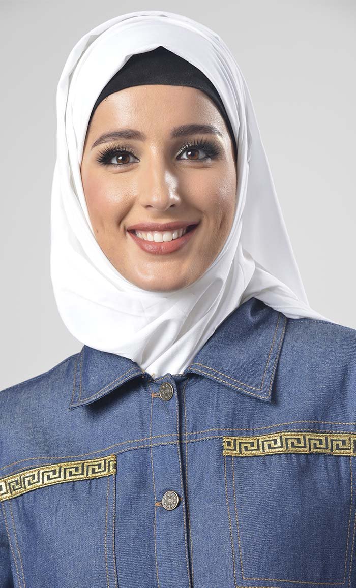 Modest Denim Jacket Style Jilbabs - EastEssence.com