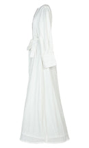 Modest Front Buttons Detailing Light Weight Crushed Fabric Hajj / Umrah Abaya - EastEssence.com