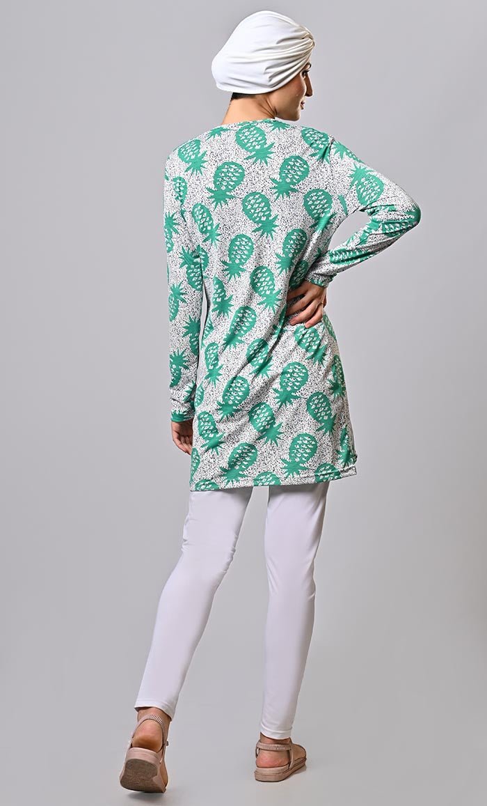 Modest Islamic Printed Swim Wear (3Pc Set) - EastEssence.com