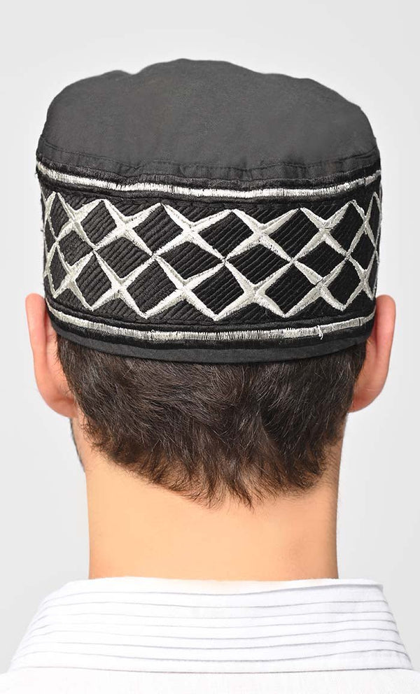 Mohammad Machine Embroidered Kufi