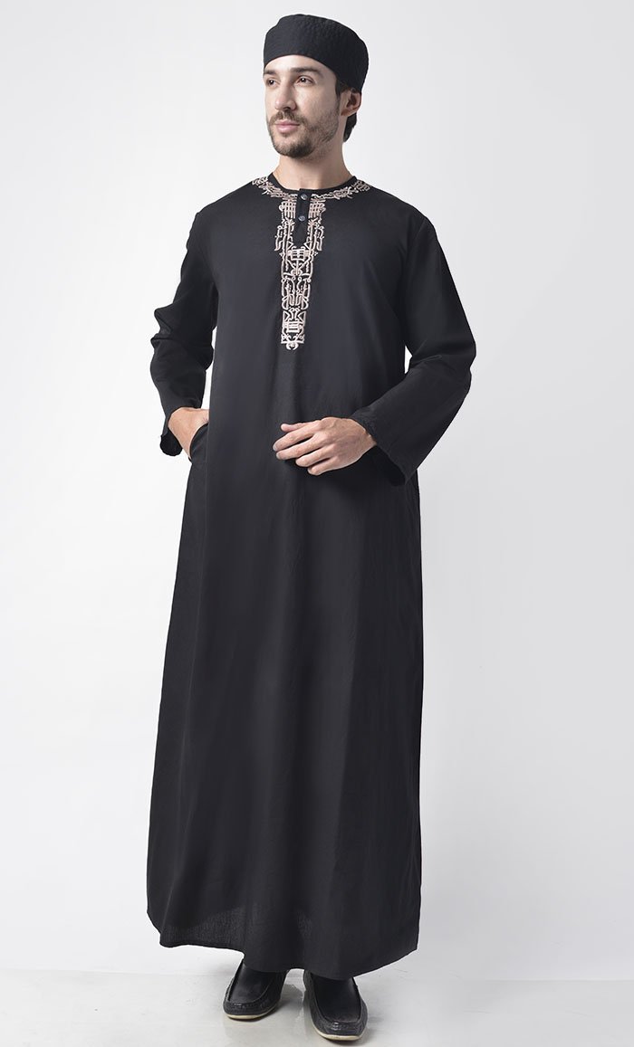 Morrocan Embroidered Dishdasha