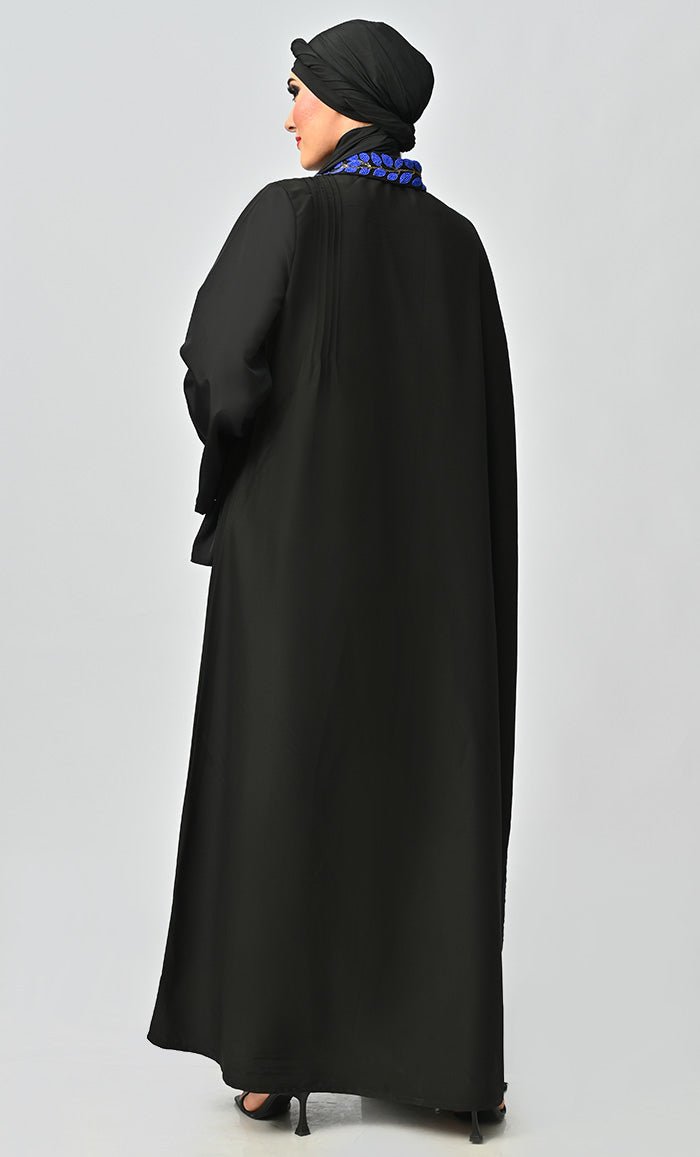 Naira Islamic Beautiful Embroidered Kaftan Style Abaya - EastEssence.com