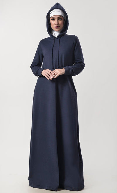 Fleece Warm Hoody Abaya