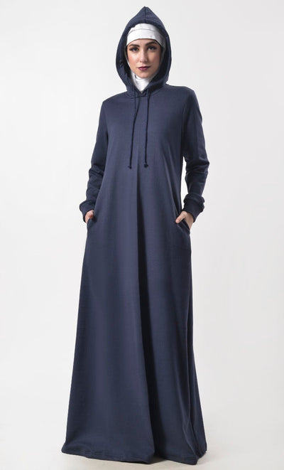 Fleece Warm Hoody Abaya