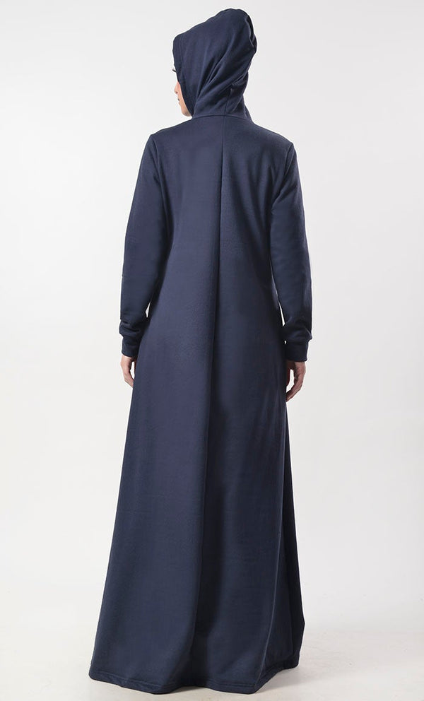 Fleece Warm Hoody Abaya