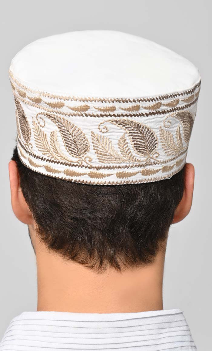 Embroidered Junaid Kufi