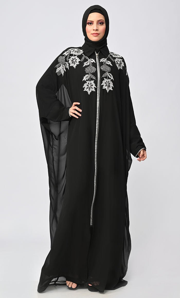 Islamic Black Kaftan Style Abaya