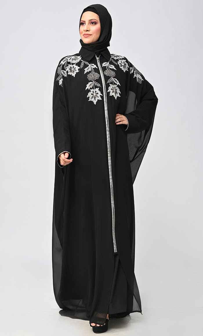 Islamic Black Kaftan Style Abaya