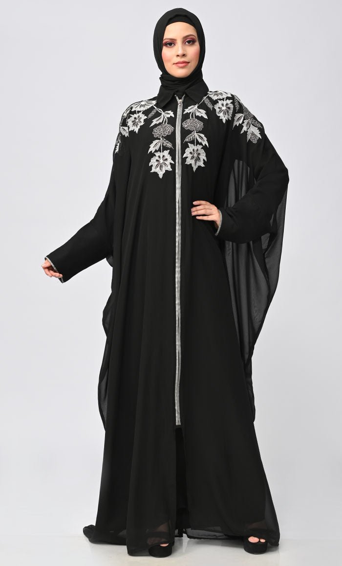 Islamic Black Kaftan Style Abaya