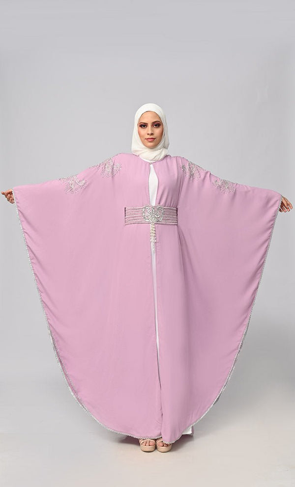 New Islamic Butterfly Cut Kaftan Style Abaya