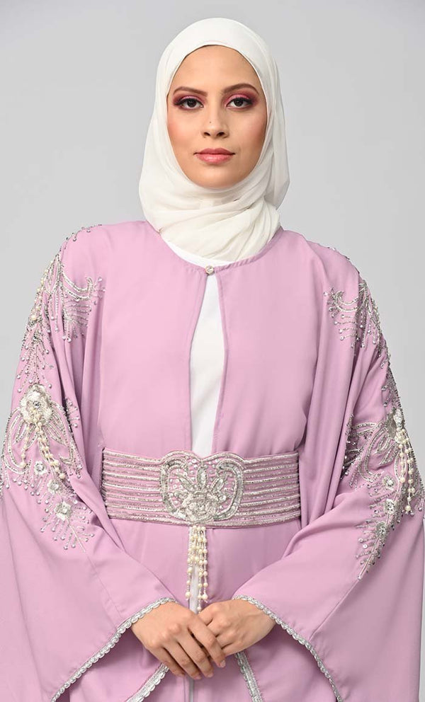 New Islamic Butterfly Cut Kaftan Style Abaya