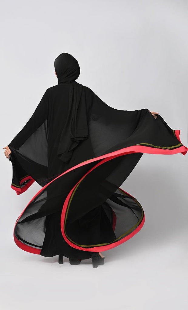 New Islamic Great Flared Kaftan Style Abaya - EastEssence.com