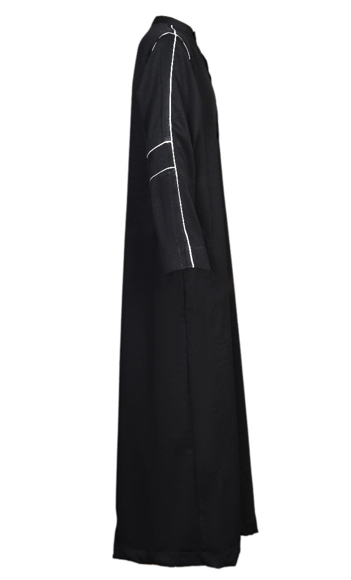 New Stylist Mens Black Thobe - EastEssence.com