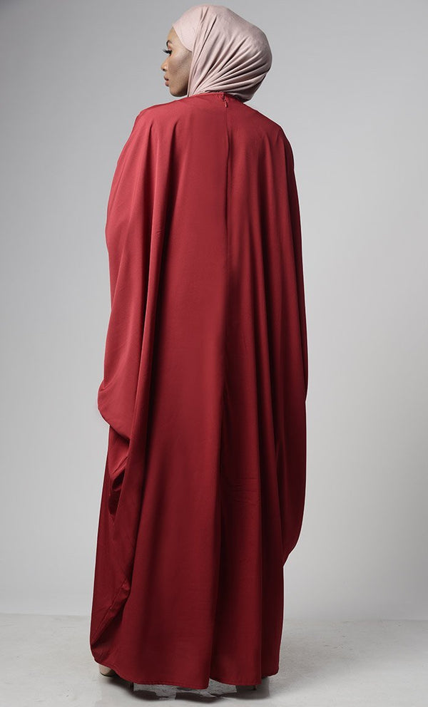 One-Piece Islamic Maxi Abaya Kaftan - EastEssence.com