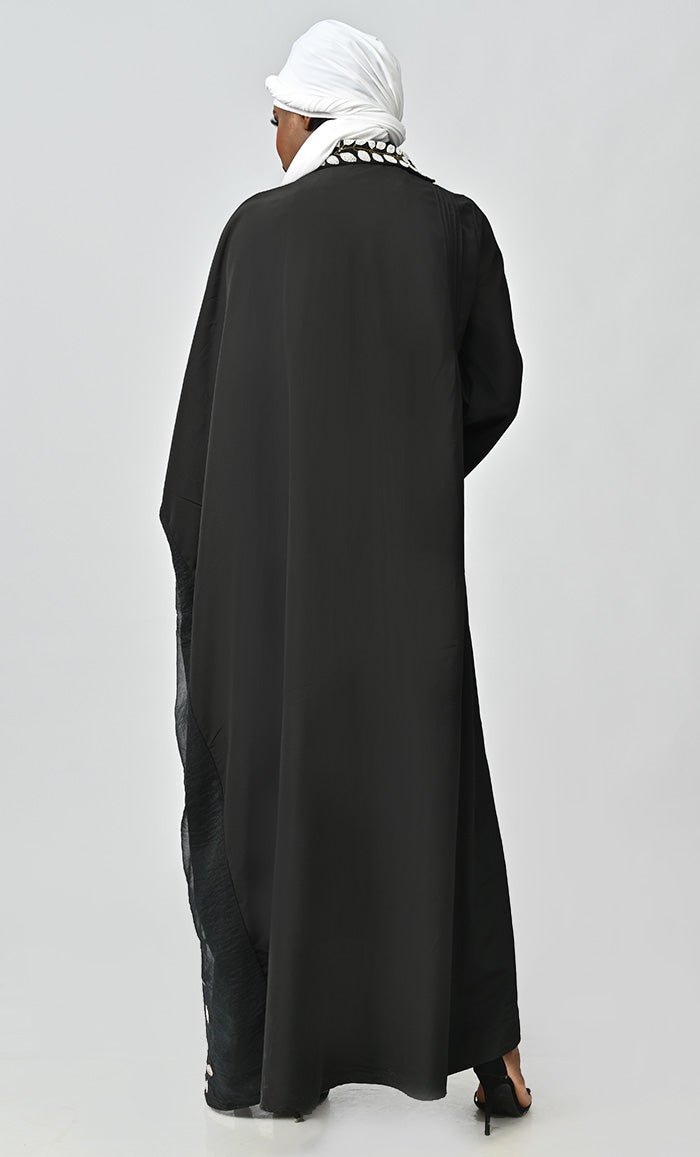 Pariwash Islamic Beautiful Embroidered Kaftan Style Abaya - EastEssence.com
