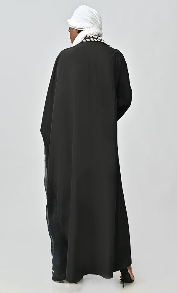Pariwash Islamic Beautiful Embroidered Kaftan Style Abaya - EastEssence.com