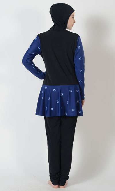 Printed Flare Skirt Swimwear Burkini-Final Sale - EastEssence.com