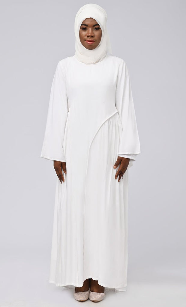Rayon Modest Double Layer Prayer Dress For Women - EastEssence.com