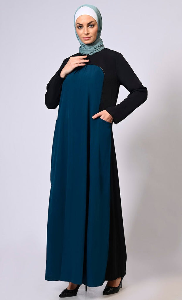 Denim Abaya