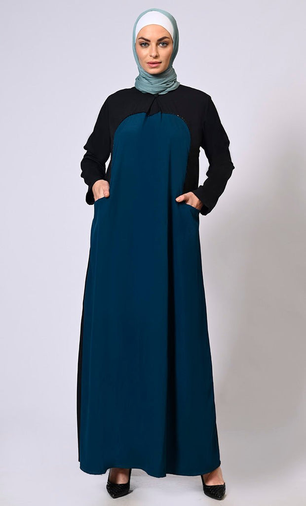 Denim Abaya