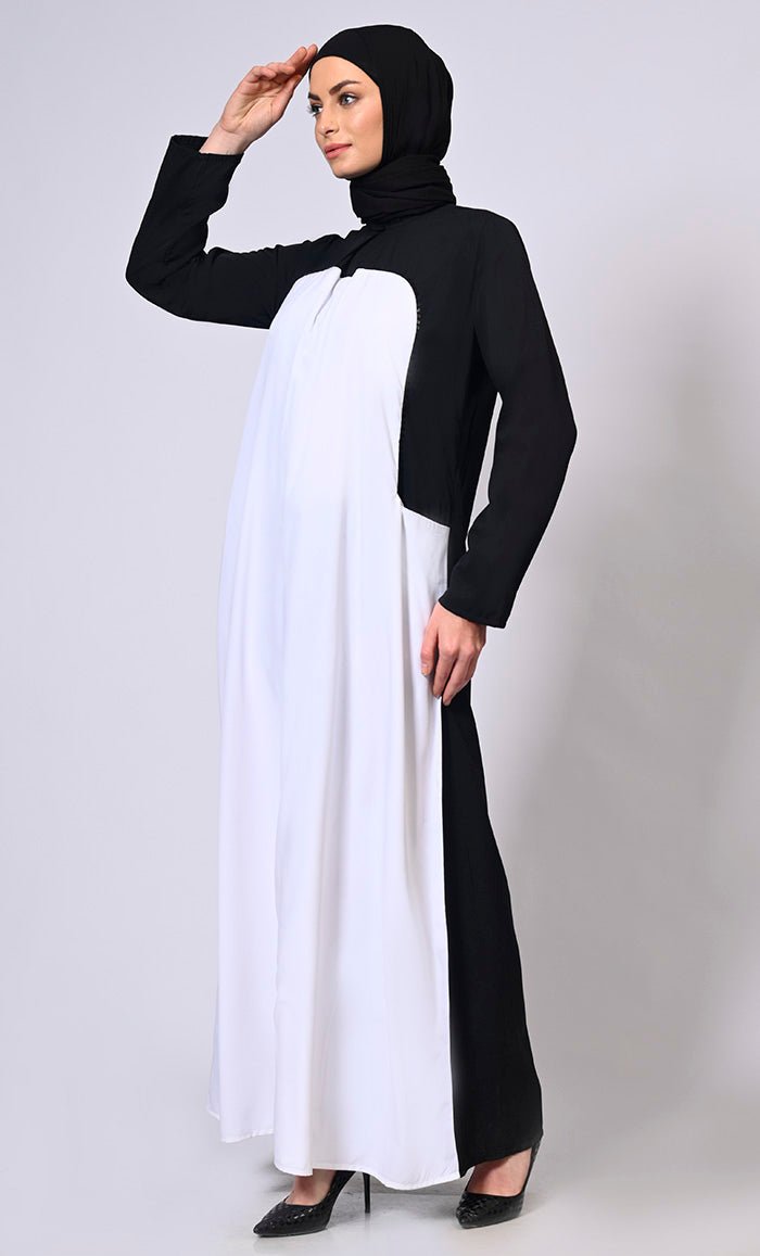 Refined Modesty White Abaya