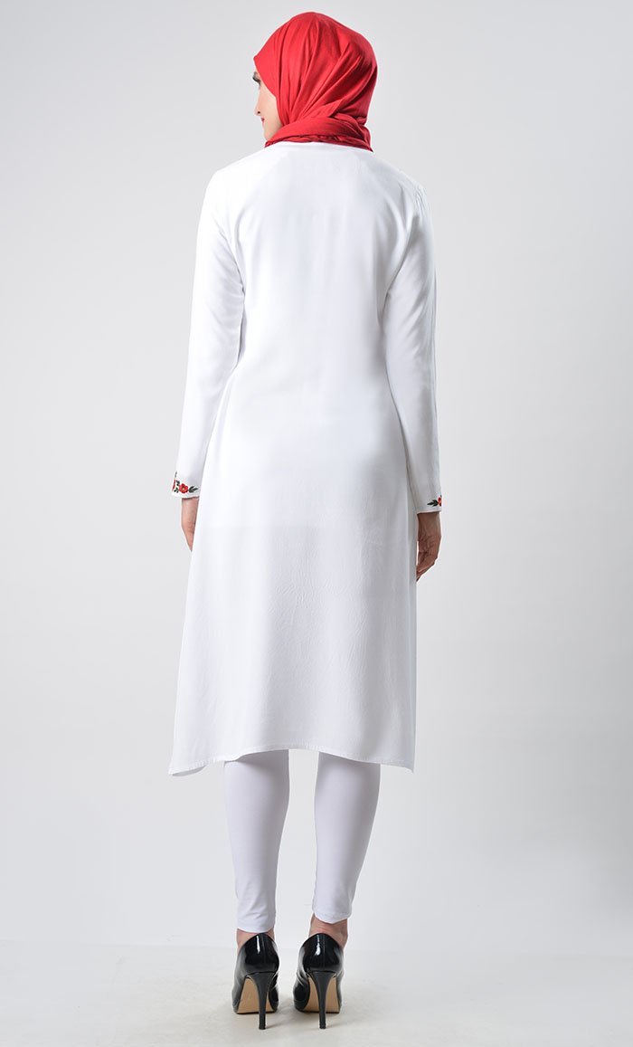 Rose Heavy Embroidered 2pc Set - EastEssence.com