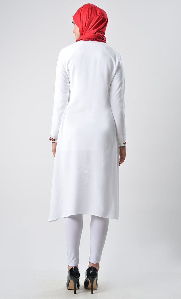 Rose Heavy Embroidered 2pc Set - EastEssence.com