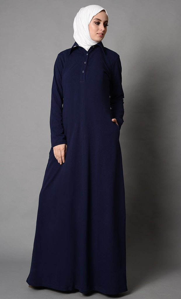 School Uniform Basic Abaya Dress - Kids Size - EastEssence.com