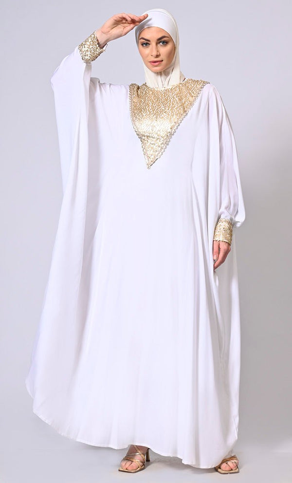 Sequin Splendor Elegant Kaftan