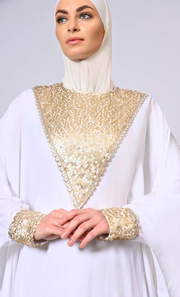 Sequin Splendor Elegant Kaftan