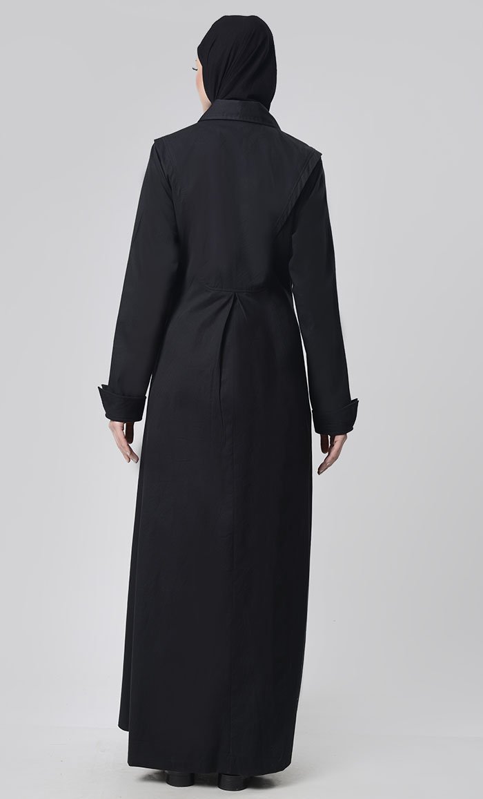 Simple Collar Heavy Layer Jacket - EastEssence.com