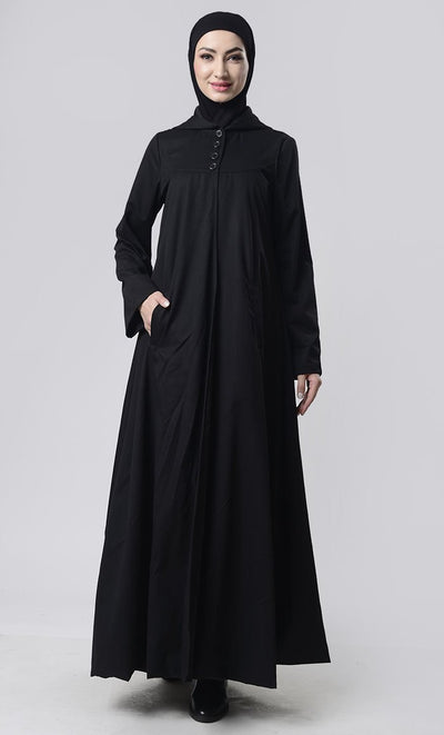 Simple Hooded Heavy Layer Jacket - EastEssence.com