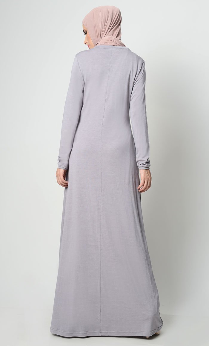 Simple Tee-Shirt Style Abaya