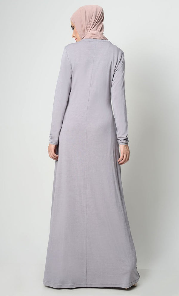 Simple Tee-Shirt Style Abaya